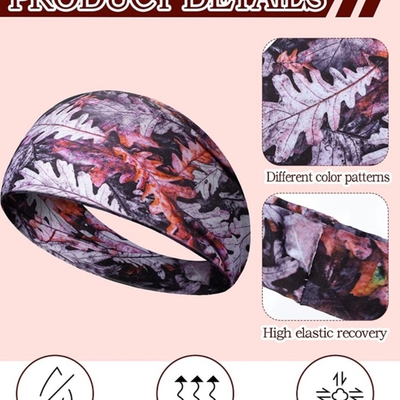 Print Head Band Elastic Turban for Women Hair Accessories (Elegant Pattern)​​